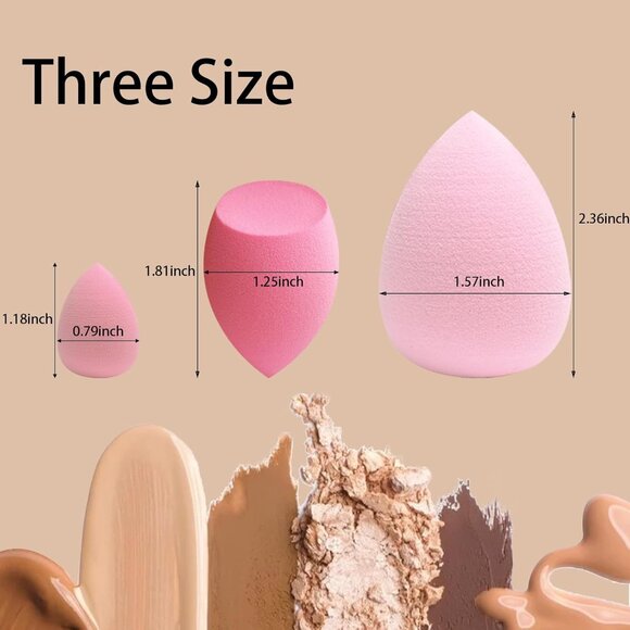 15 pcs Beauty blender Makeup Sponge Bulk:Blender Sponges 15 Pcs for Liquid, Crea - Picture 4 of 7